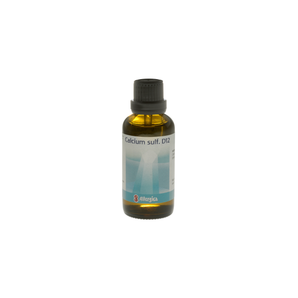 Calcium sulf. D12 Homopatiske drber 50 ml.