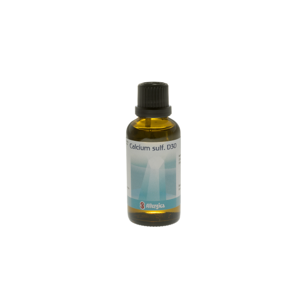 Calcium sulf. D30 Homopatiske drber 50 ml.