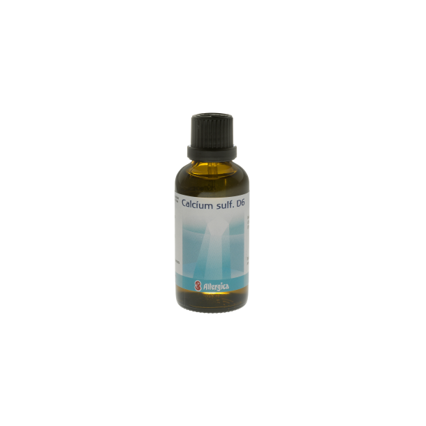 Calcium sulf. D6 Homopatiske drber 50 ml.