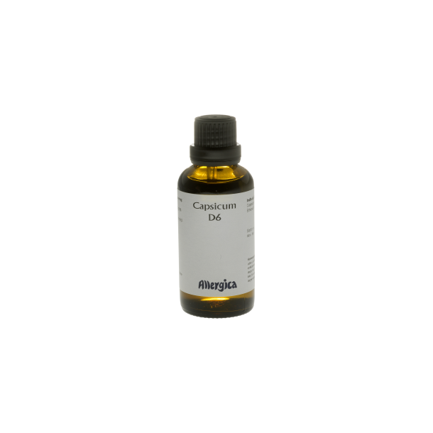Capsicum D6 Homopatiske drber 50 ml.